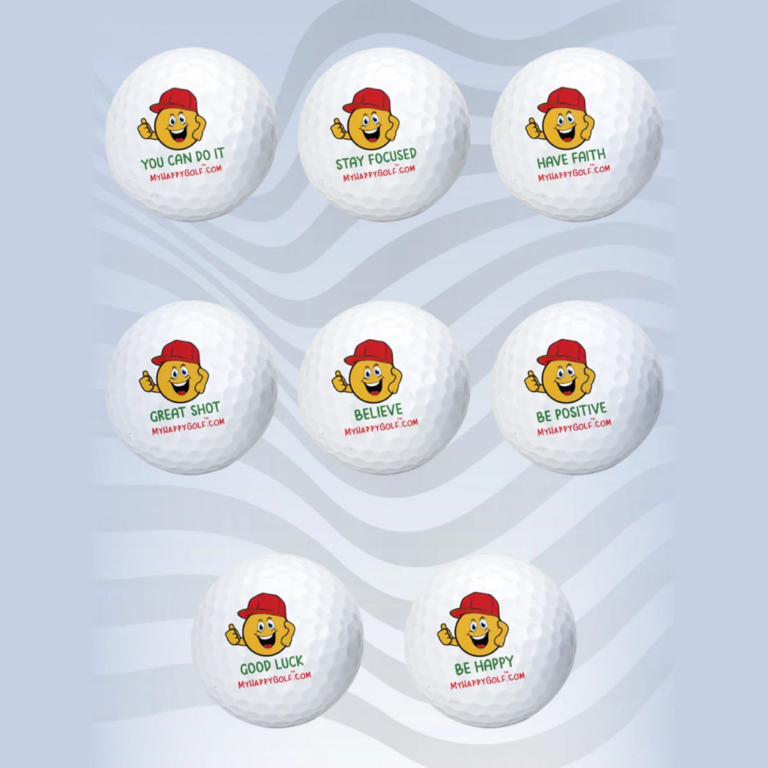 The Power of Positive Golf Balls: How Inspiring Messages Can Improve Your Game