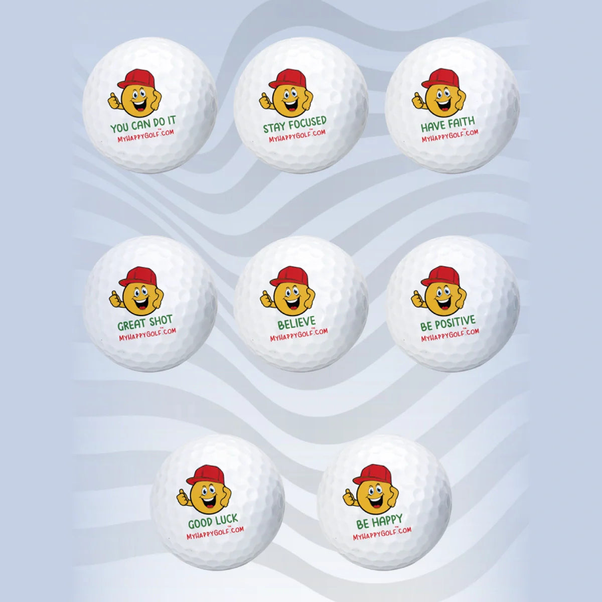 The Power of Positive Golf Balls: How Inspiring Messages Can Improve Your Game