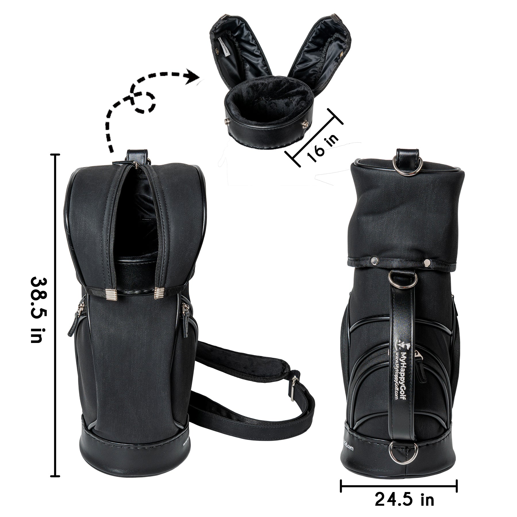 Small Golf Bag – Lightweight, Stylish with Organizer Pockets