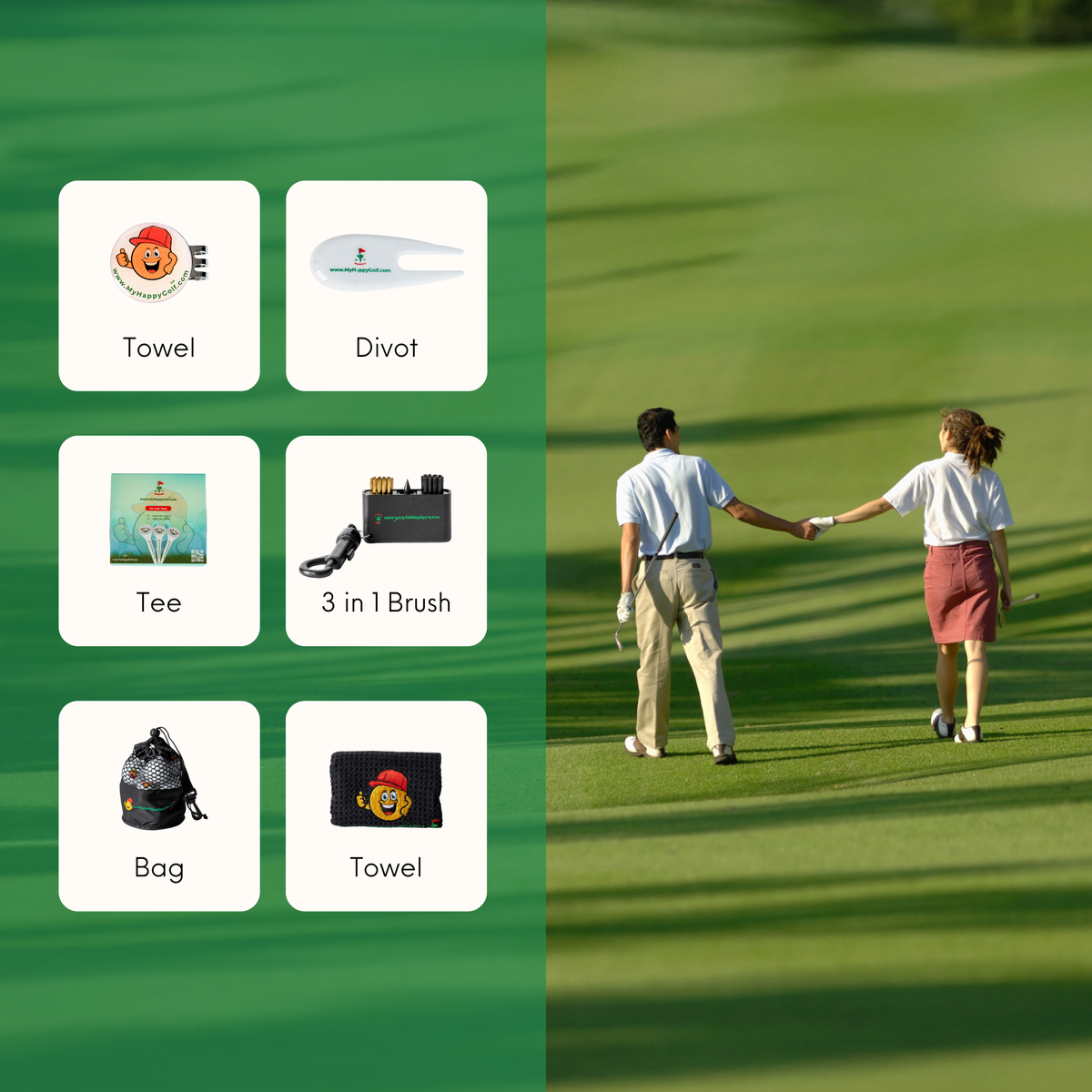 8 Golf Balls & Bonus Items – My Happy Golf Store