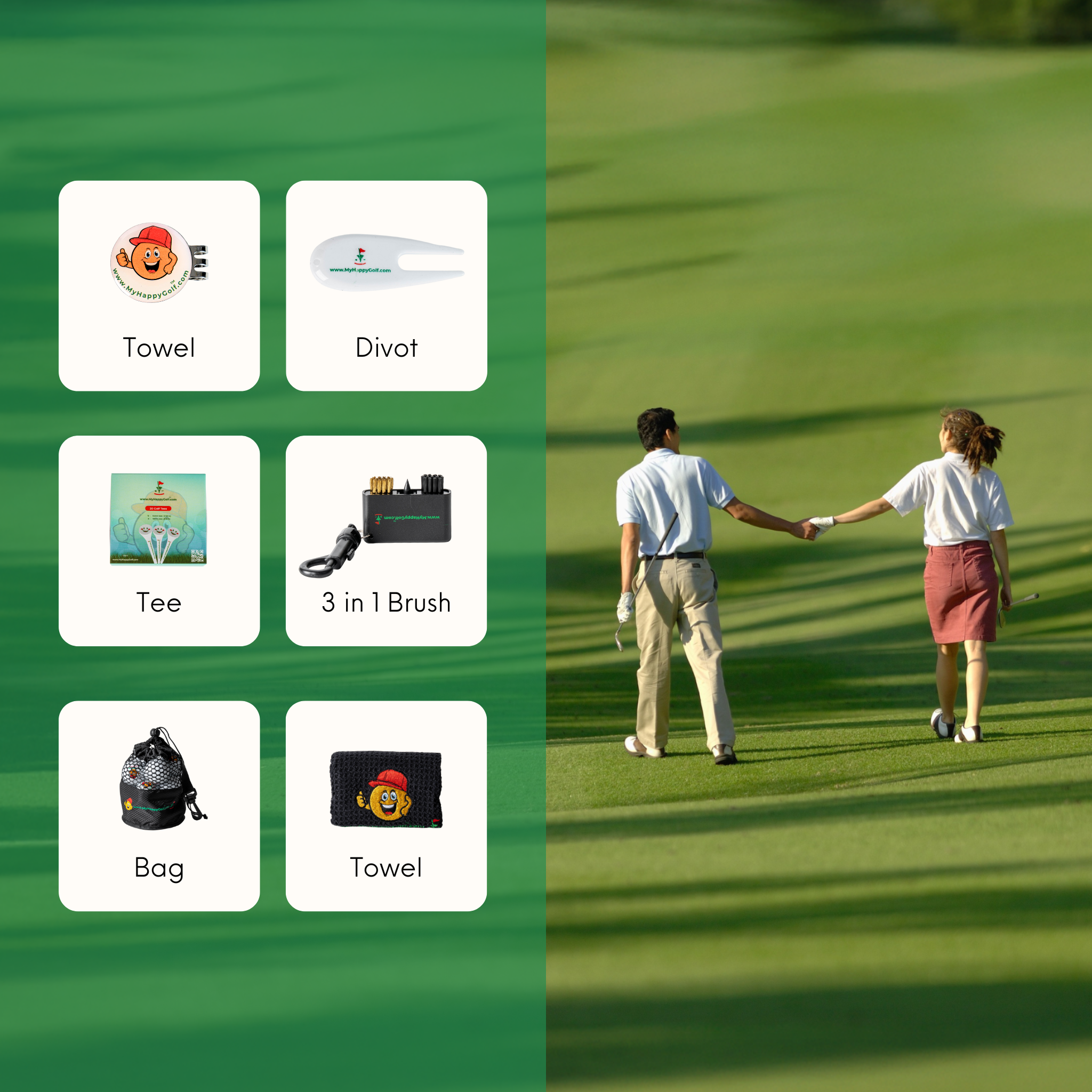 8 Golf Balls & Bonus Items