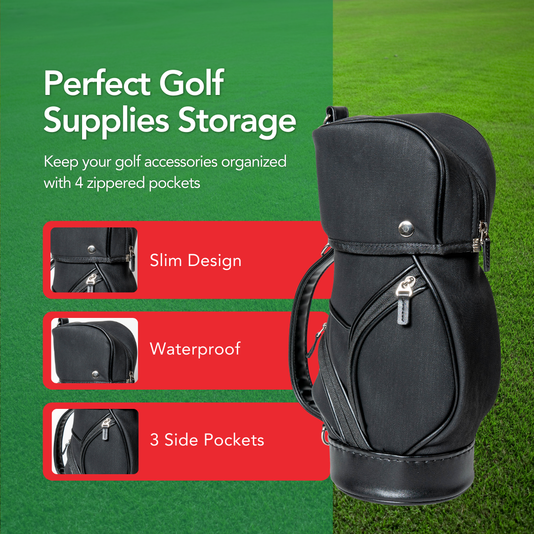 Small Golf Bag – Lightweight, Stylish with Organizer Pockets