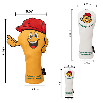 Smiley Head Cover – Durable, Stylish, and Motivating Cover