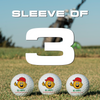 Sleeve of 3 Premium Golf Balls